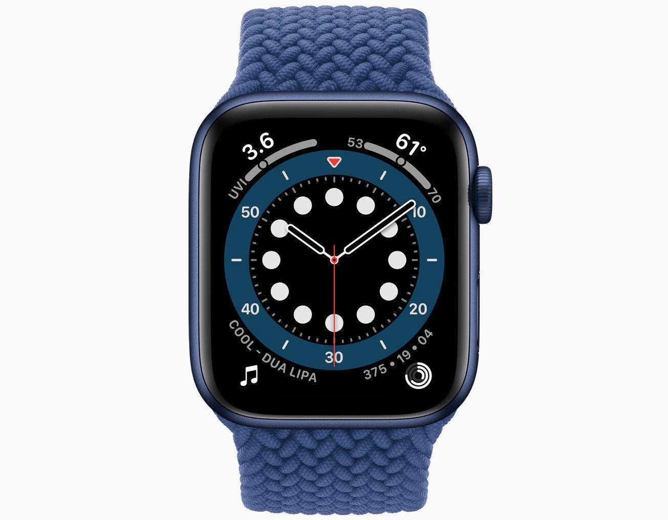 Blue Apple Watch