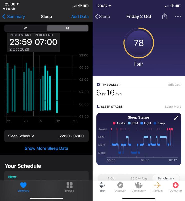 Apple Watch Series 6 review: Sleep tracking comparison with FitBit