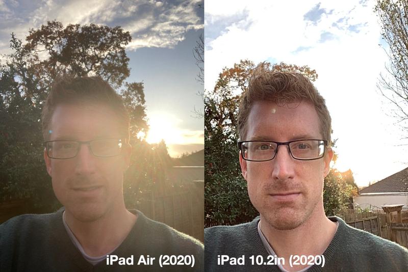 iPad Air (2020) review: Selfie camera comparison