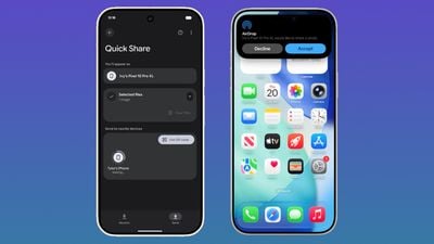 android iphone airdrop quickshare