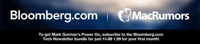 MacRumors x Bloomberg Banner Cool