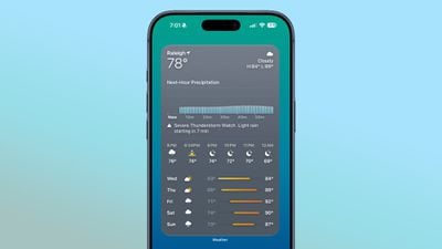 ios 27 weather app widget